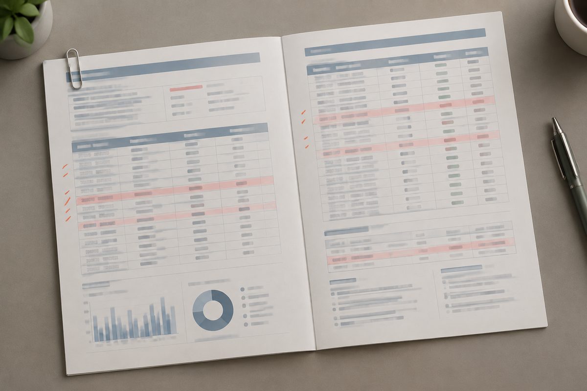 Printed domain status report with expiry and lock lines highlighted
